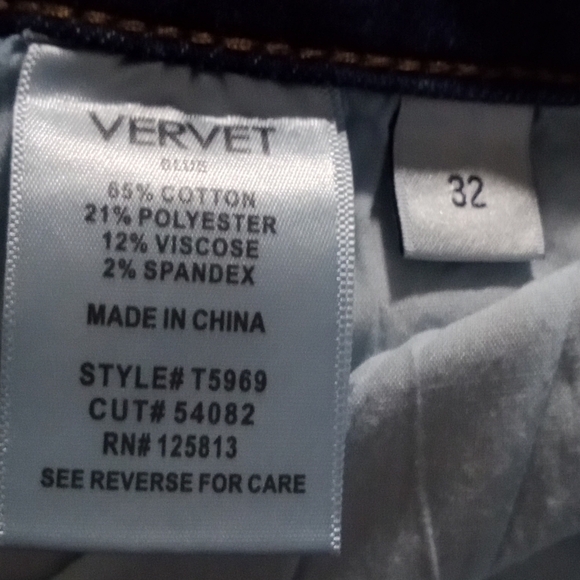 Midnight Blue Vervet Raw Hek Cropped Women's Jeans - Picture 4 of 4